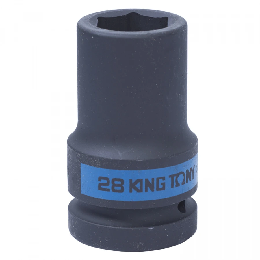 KING TONY Головка торцевая ударная глубокая шестигранная 1", 28 мм 843528M