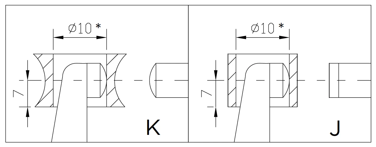 ASIMETO Микрометр трубный 0,01 мм, 0-25 мм, тип K