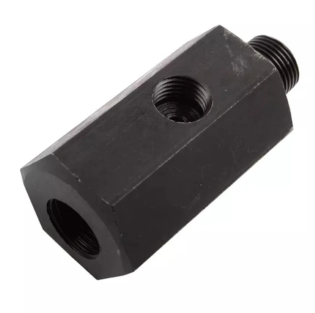 ТЕХРИМ Адаптер для манометра; 700 бар; 1/4"-внут, 3/8"-внут, 3/8"-нар