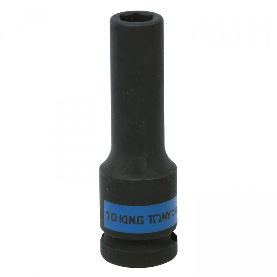 KING TONY Головка торцевая ударная глубокая шестигранная 1/2", 10 мм