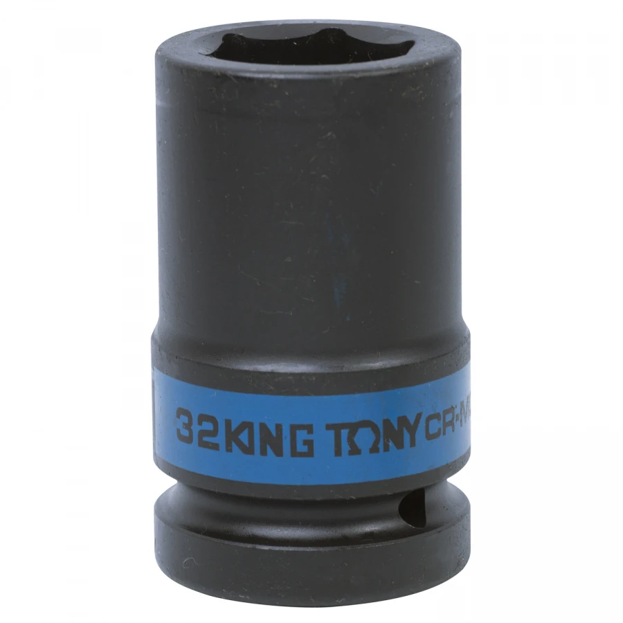 KING TONY Головка торцевая ударная глубокая шестигранная 1", 32 мм