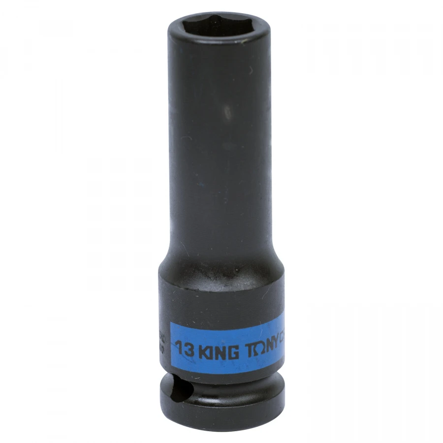 KING TONY Головка торцевая ударная глубокая шестигранная 1/2", 13 мм 443513M
