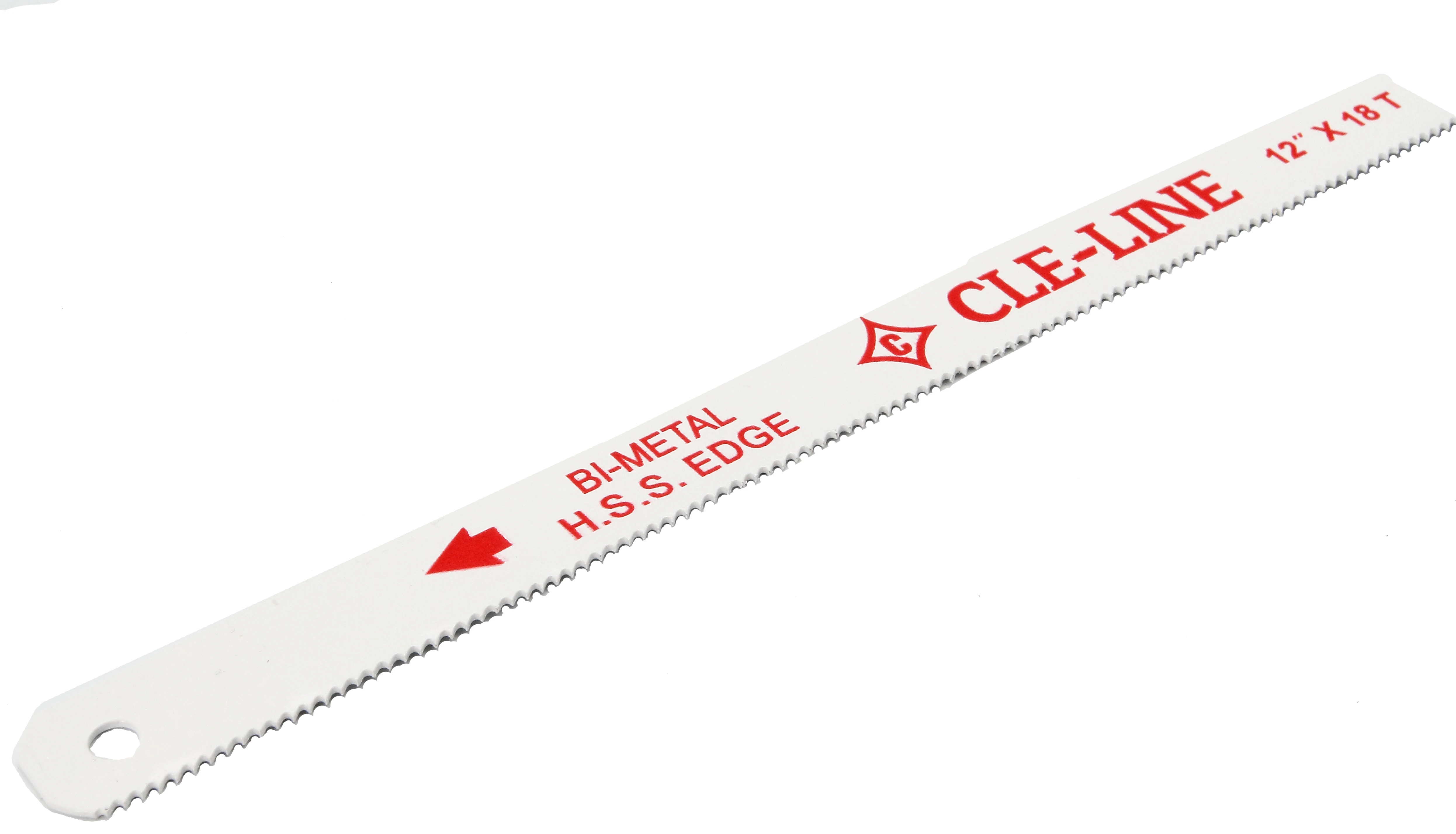 CLE-LINE Полотно по металлу биметаллическое 300x13x0,65 мм, HSS, 18 TPI.