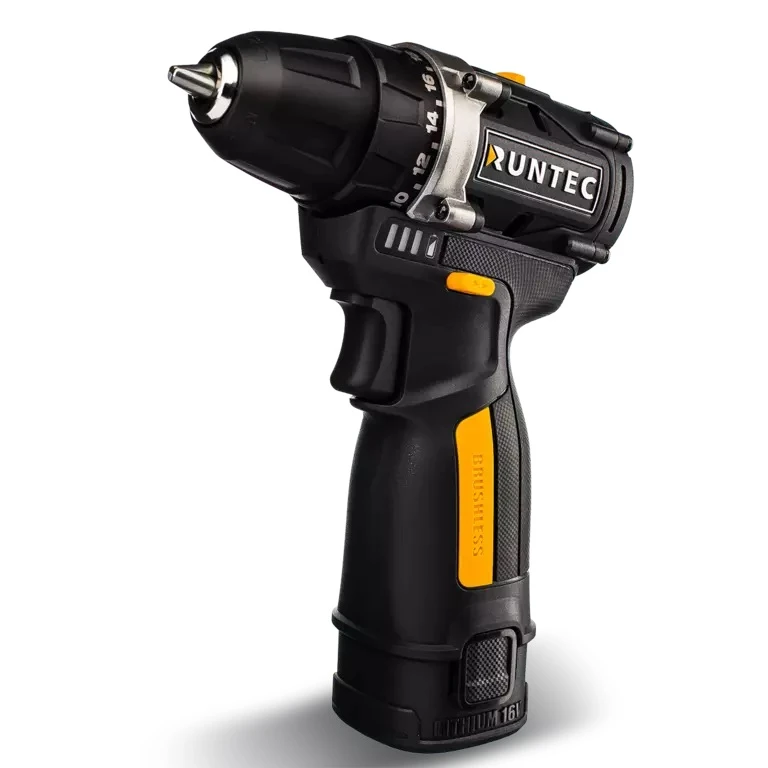 RUNTEC PRO Дрель-шуруповерт аккумуляторная 10 мм,16В, 2*2Ач, 45Нм