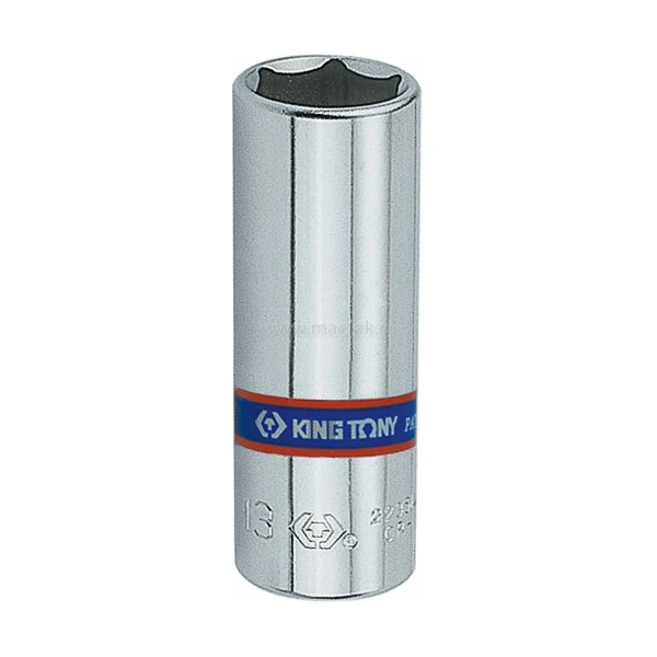 KING TONY Головка торцевая глубокая шестигранная 1/4", 9 мм