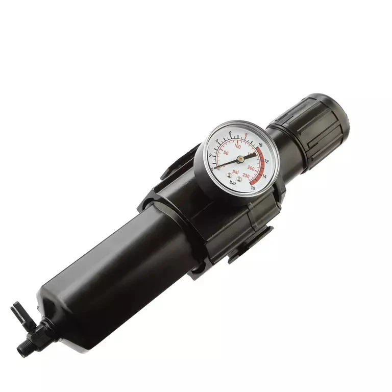 GARWIN INDUSTRIAL Фильтр для воздуха с регулятором давления 1/2"(5 микрон) усилен - макс.давл 16 бар