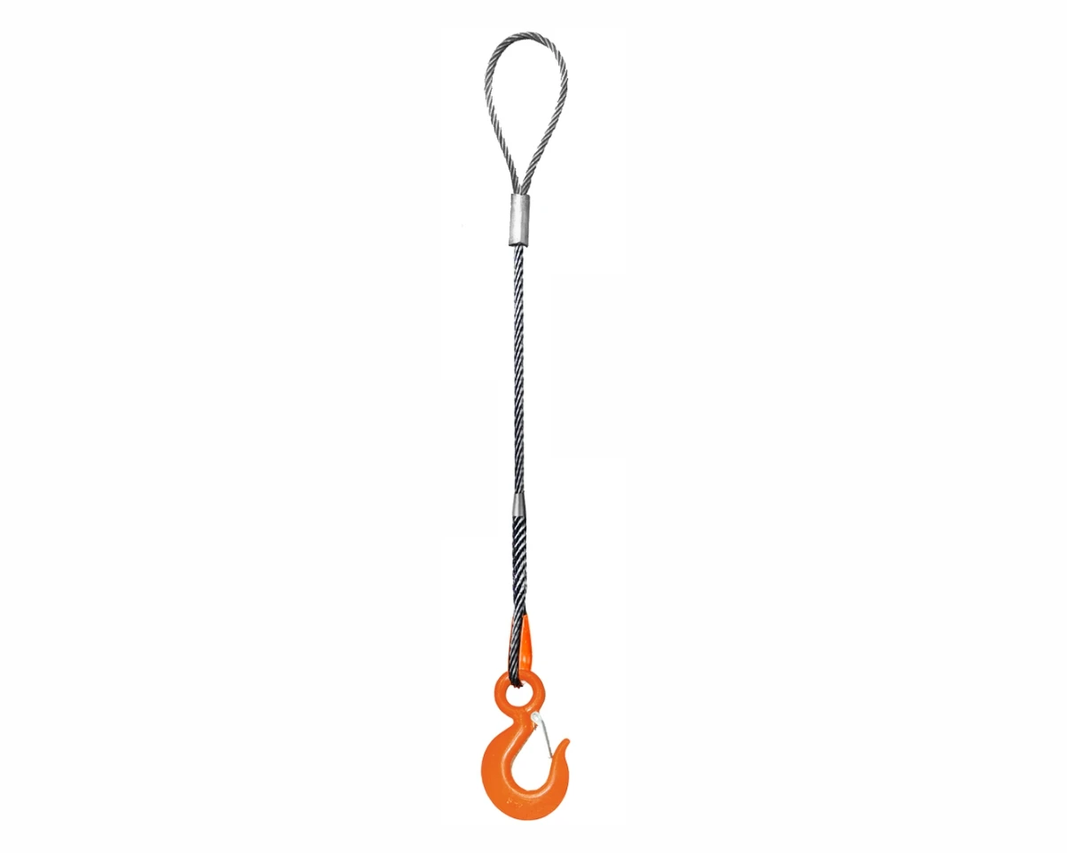 Строп 1СК-0,80 т. (L=1,00м) с кч din 1,0 т опрессовка Magnus-Profi