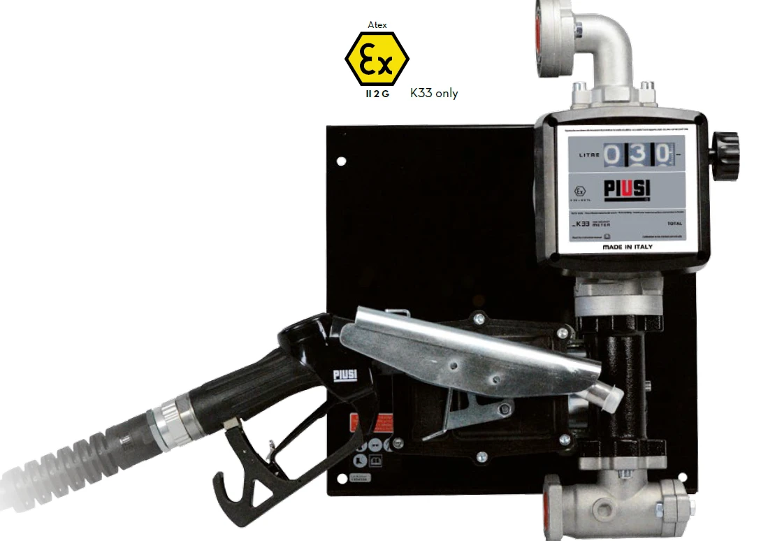 ST EX50 230V K33 ATEX + aut. nozzle - комплект для перекачки бензина с авт. пистолетом 220 в