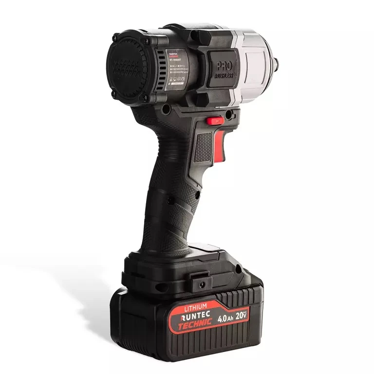 RUNTEC TECHNIC Гайковерт ударный аккумуляторный 1/2", 20В, 2*4Ач, 800Нм