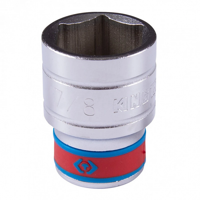 KING TONY Головка торцевая стандартная шестигранная 1/2", 7/8", дюймовая