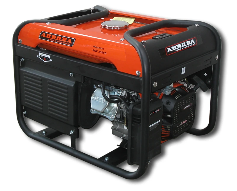 AURORA Генератор бензиновый AGE 3500 D (мах 2,8кВт электростарт)